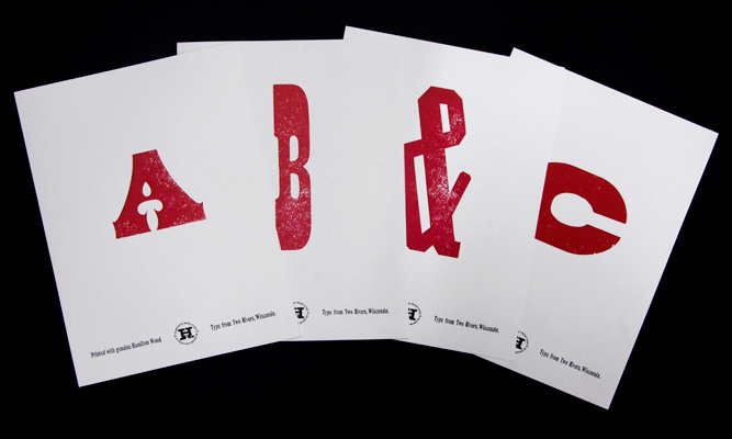Hamilton Type Museum, Letterform Prints